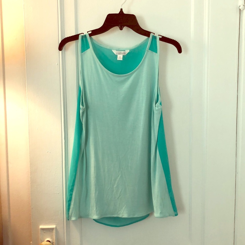 Teal tank top